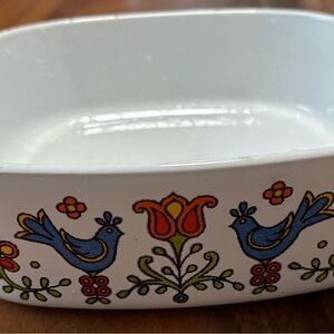 Vintage corningware Country Festival Casserole Dish 2 quart